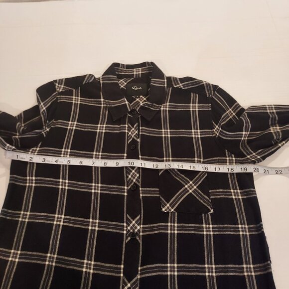 Rails Hunter Ash Cream Grey Button Up Shirt Size Large NWOT - Picture 5 of 10